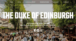 Desktop Screenshot of dukeofedinburghpub.com